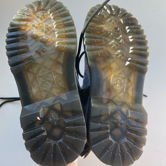 NWOT Dr. Martens Toddler 1460 Patent Woodland Lace Up Boots Size 13 - Picture 15 of 16